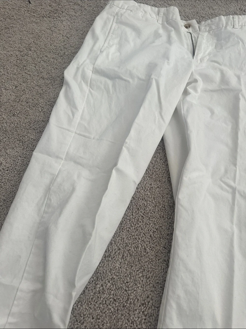 Polo by Ralph Lauren White Cotton Chinos